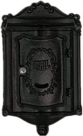 Mailbox,Post Box Wall Mounted Mail Box Outdoor Mailbox Retro European Aluminum Post Box Secure Letterbox Outside Mailboxes Mailbox