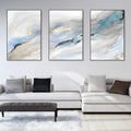 Framed Canvas Wall Art for Living Room,Wall Decorations for Bedroom Office Wall Decor Abstract Minimalist Painting,Large Wall Art Pictures 3 Piece Ready To Hang for Modern Home Decor