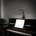 ESCENA Piano Lights for Upright Piano, 12W Professional Eye-Care Led Piano Lamps with Auto-Dimming, 3000K-6000K, 2H Timer CRI 95, Dimmable Music Stand Light, Steady Base, ETL Listed, Black