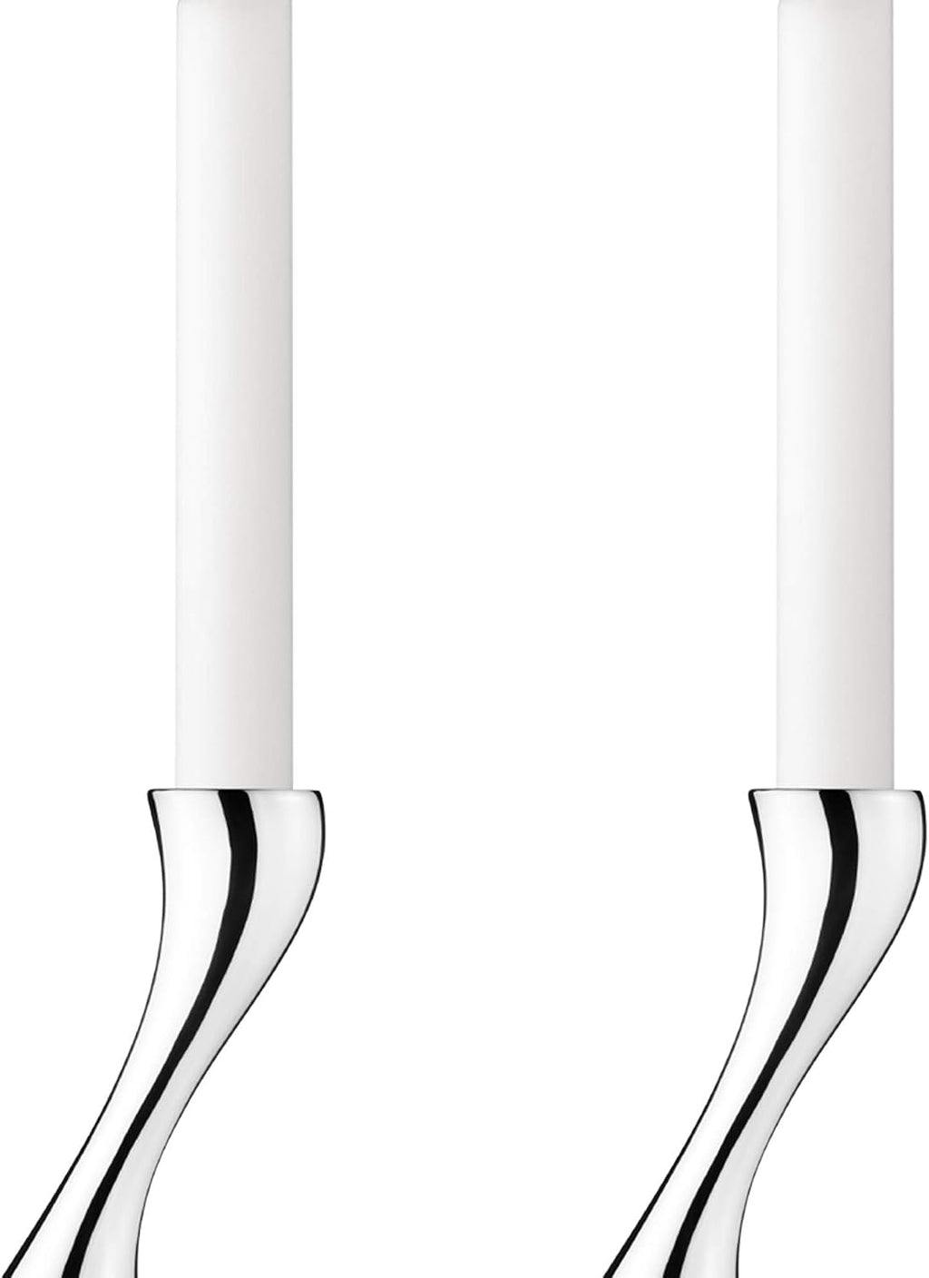Georg Jensen Cobra Small Candle Holder Set of 2