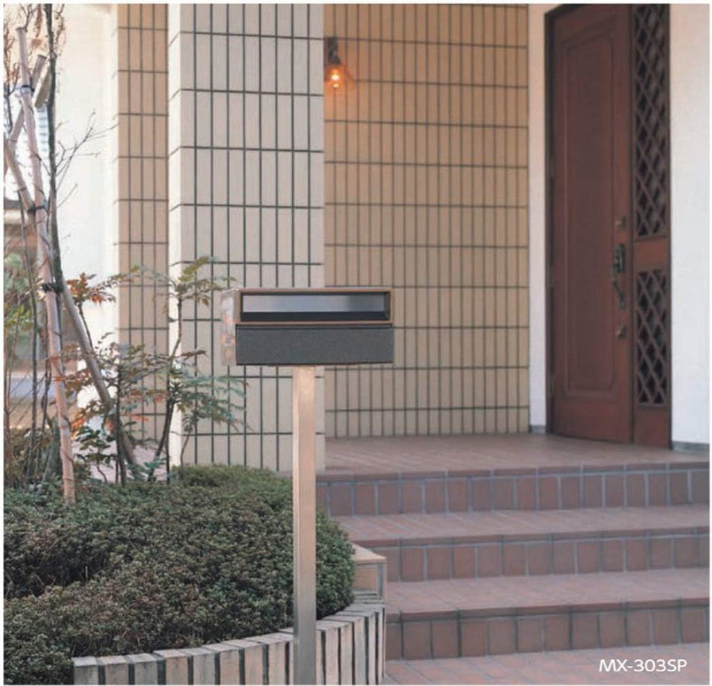 Tajima Metal Work MX-303SP Mailbox, Main Body Depth 15.4 inches (39 cm), Body Height 13.0 inches (33 cm), Body Width 7.5 inches (1