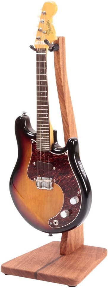 Zither Wooden Ukulele or Mandolin Stand - Handcrafted Solid Mahogany Wood Floor Stands, Made in USA