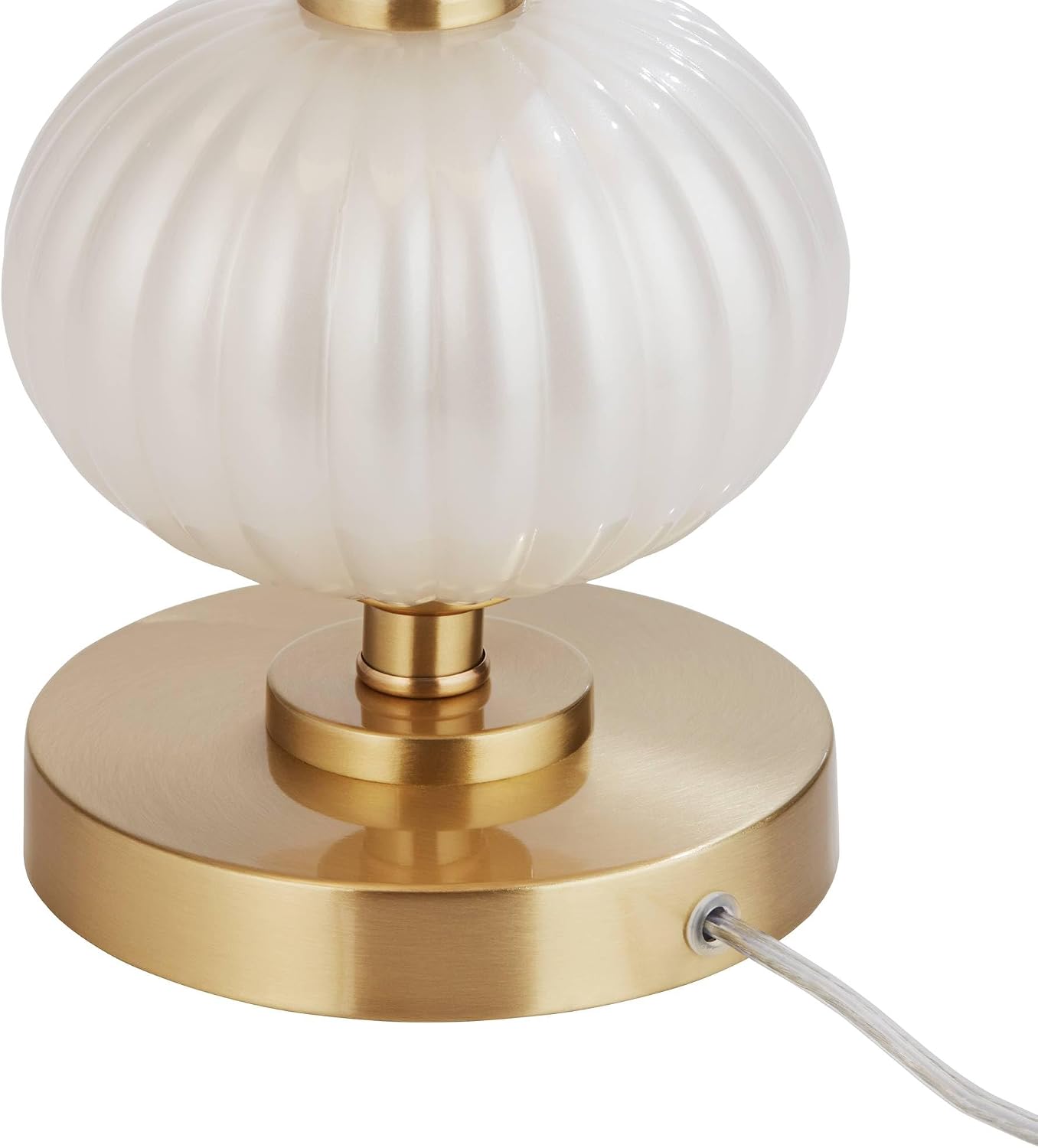 Possini Euro Design Possini Euro Grace 30' High Pearl Fluted White Glass Table Lamp