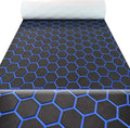 43.31' /37.7' New Hexagon EVA Self-Adhesive Boat Flooring and Decorative Fish for Yacht Pool Boat Flooring Sheet Thick Non-Skid mat