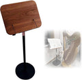 Wood Music Stand for Sheet Music, Music Book Stand Adjustable Height, Stability Sheet Music Stand, Guitar Violin Music Stand for Conductors, Stage, Theatre, Lectures