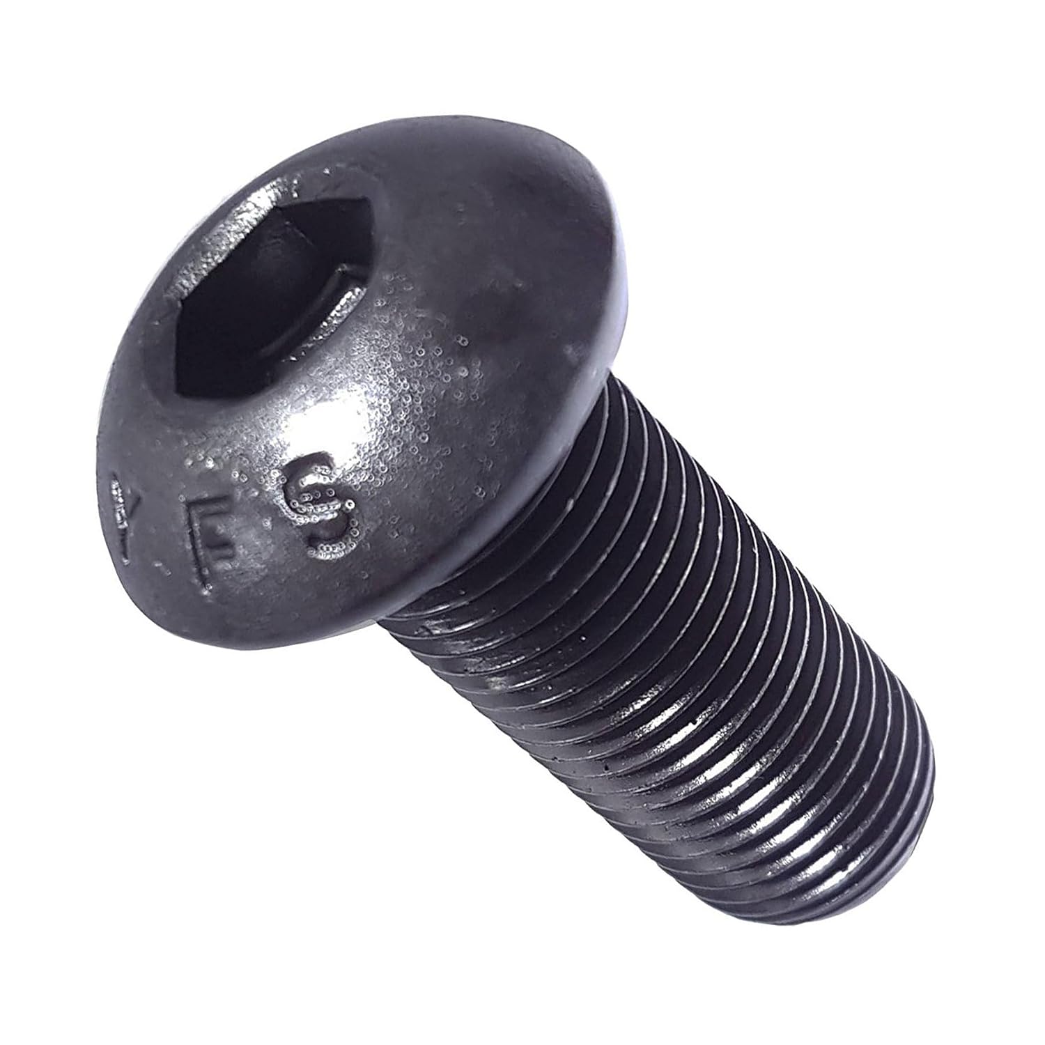 5/16-18 x 1/4' Button Head Socket Cap Screws Black Oxide Alloy Steel Qty 500 Threaded Fasteners for Mechanical Repair Universal Multi-Purpose Replacement Parts