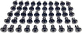 7/16' Black Aluminum Dzus Button Dome Allen Head Quarter Turn Fasteners .500 (50)