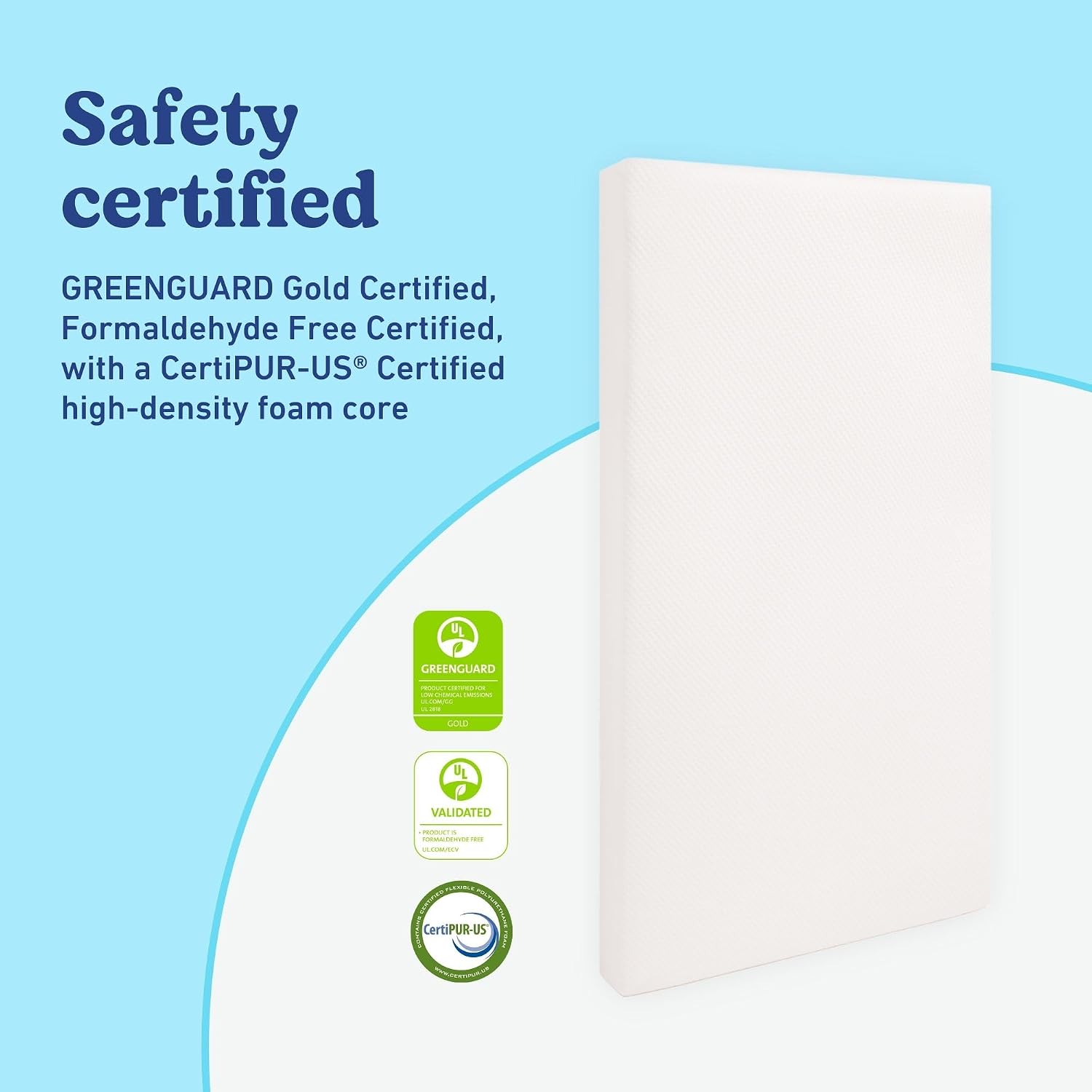 Graco Ultra Dual-Sided Crib Mattress & Protector Value Bundle (2-Pack) – Includes GREENGUARD Gold Certified Crib Mattress, GREENGUARD Gold Certified Waterproof Protector