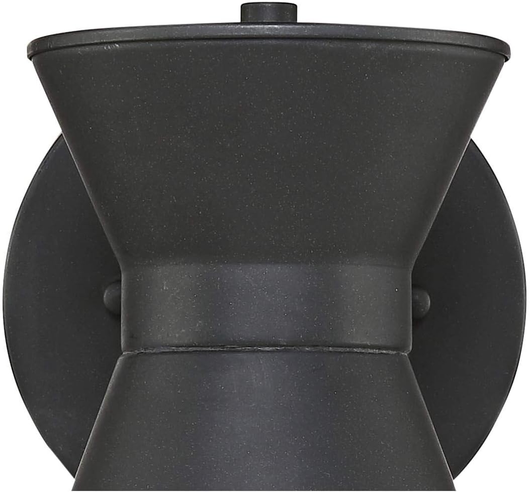 John Timberland Vance 8' High Modern Outdoor Wall Light Fixture Mount Porch House Exterior Outside LED Bulb Swivel Weatherproof Dark Sky Black Metal Front Door Patio Garage Home Deck Garden Backyard