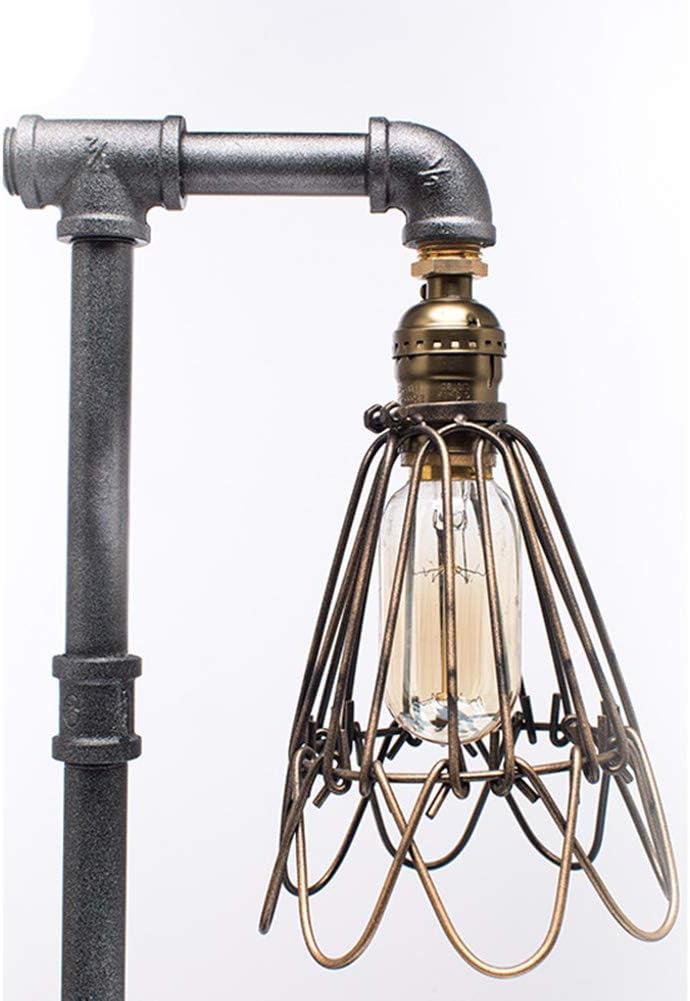 Desk Lamp Retro Industrial Wind Water Pipe Table Lamp Creative Bar Cafe Decoration Desk Lamp Dimmer Switch