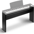 STRICH SKT-L200 88 Keys Digital Piano Keyboard Stand, Wooden Furniture Stand Heavy Duty, Compatible for YAMAHA P225B/P143/ P145/P223 (Classic Black)