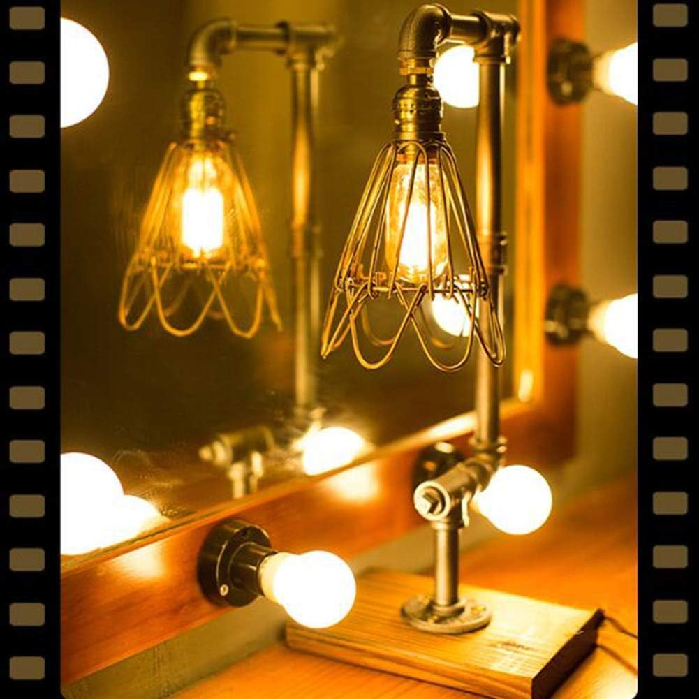 Desk Lamp Retro Industrial Wind Water Pipe Table Lamp Creative Bar Cafe Decoration Desk Lamp Dimmer Switch