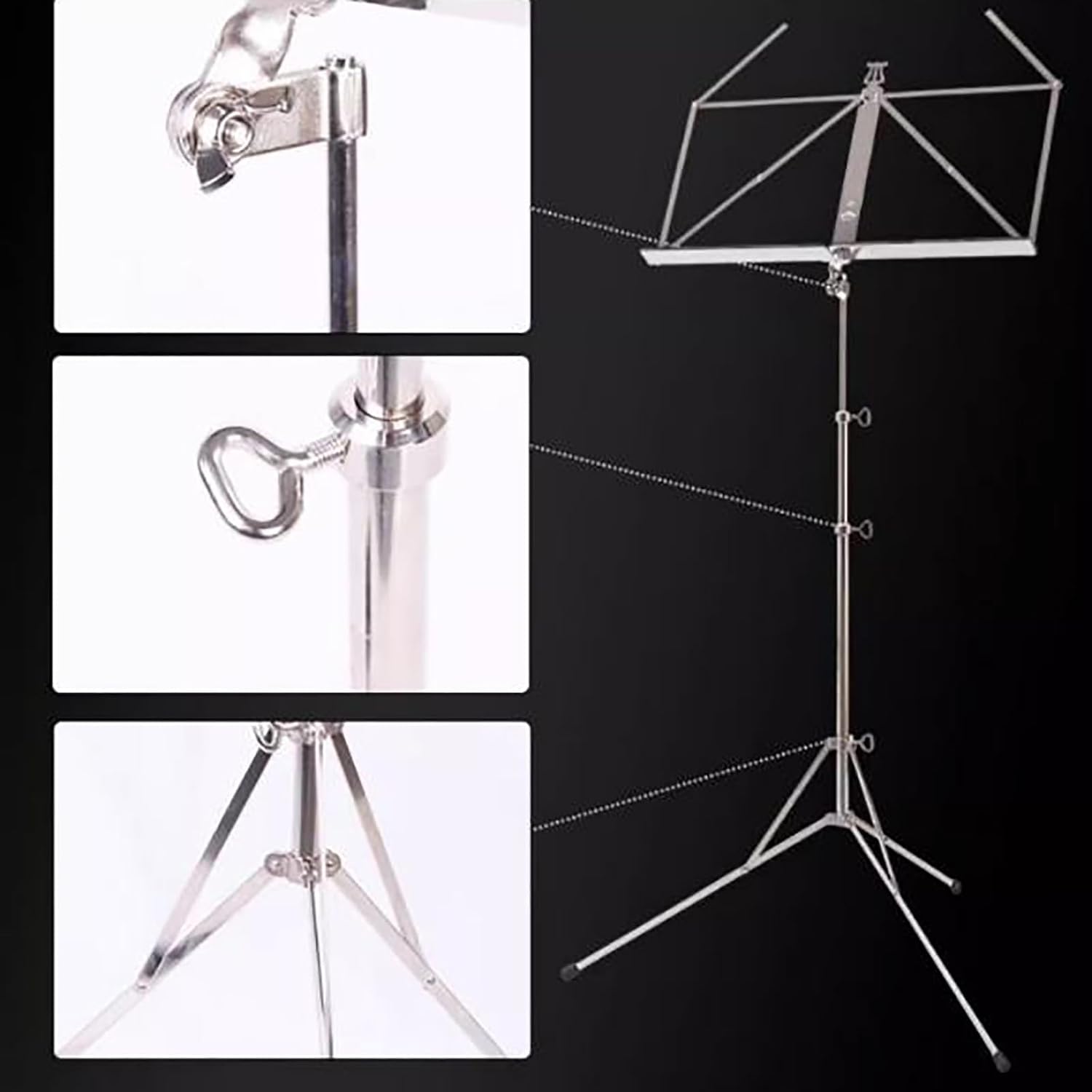Music Book Stand Sheet Music Stand Household Portable Guitar Violin Guzheng