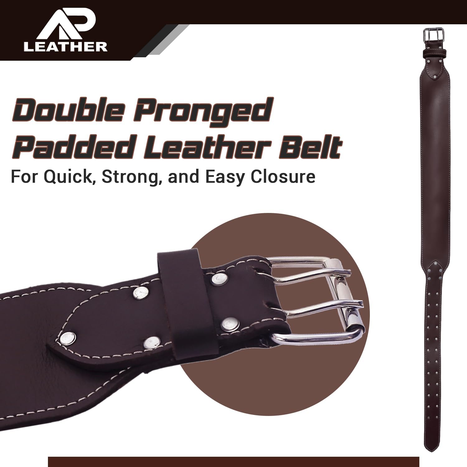 Tool Belt for Men – 4MM Full-Grain Geniune Leather | Brass Hardware | Foam-Padded Comfort Tool Pouch | 28-Pocket Carpenter & Framing Rig with Suspender Support | Waist Size 32' – 52'
