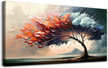 MHARTK66 Wall Decorations For Living Room Large Canvas Wall Art For Bedroom Office Decor Tree Landscape Abstract Wall Paintings Framed Prints Pictures Artwork Modern Hotel Room Home Decor 30x60 In