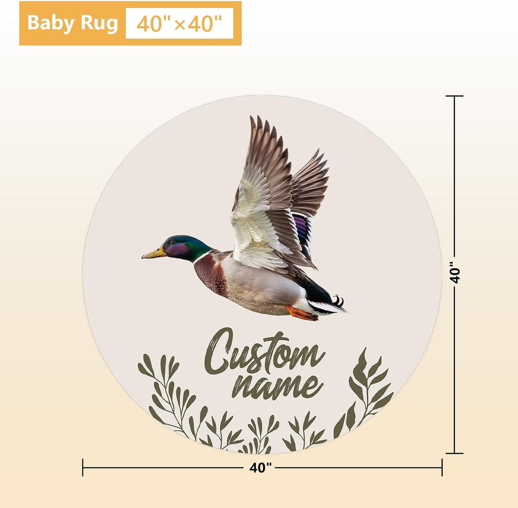 Terwex Personalized Crib Bedding Set, 5 Pcs Custom Name Nursery Bedding Set with Double Layer Blanket, Green Woodland Deer Baby Crib Set for Boys Girls, Customized Gifts for Toddlers Infants Babies