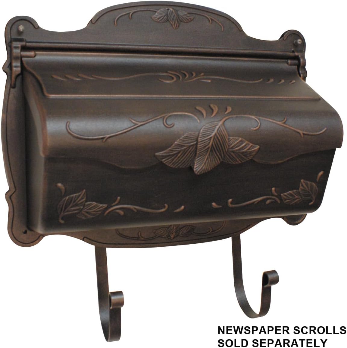 Special Lite Hummingbird Horizontal Wall Mount Mailbox - Copper Aluminum Mailbox for Wall Mount - SHB-1004-CP