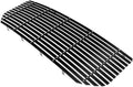 APS Premium Aluminum Black Rivet Studs Wide Billet Grille Grill Insert Compatible with GMC Sierra 1500 2016 2017 2018 Main Upper N19-U26368G