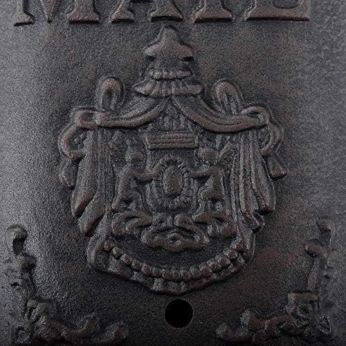 Rural Style Heavy Duty Wall Mounted Cast Iron Mailbox Metal Mail Box Newspaper Letter Post Box Rustic Postbox Gardon Yard