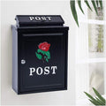 Letterboxes Mailbox Wall-Mounted Mail Boxes Community Postbox Letter Box Villa Letter Box Creative Villa Rainproof Retro Mailbox (A) (C)