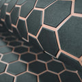 43.31' /37.7' New Hexagon EVA Self-Adhesive Boat Flooring and Decorative Fish for Yacht Pool Boat Flooring Sheet Thick Non-Skid mat