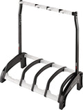 K&M Konig & Meyer 17534.016.00 Guardian 3+1 Guitar Stand | Holds 4 - One Acoustic/Three Electric Guitars Rack-Style | Protective Supports | Space Saver | Adult/Youth Musicians | Black / Translucent f