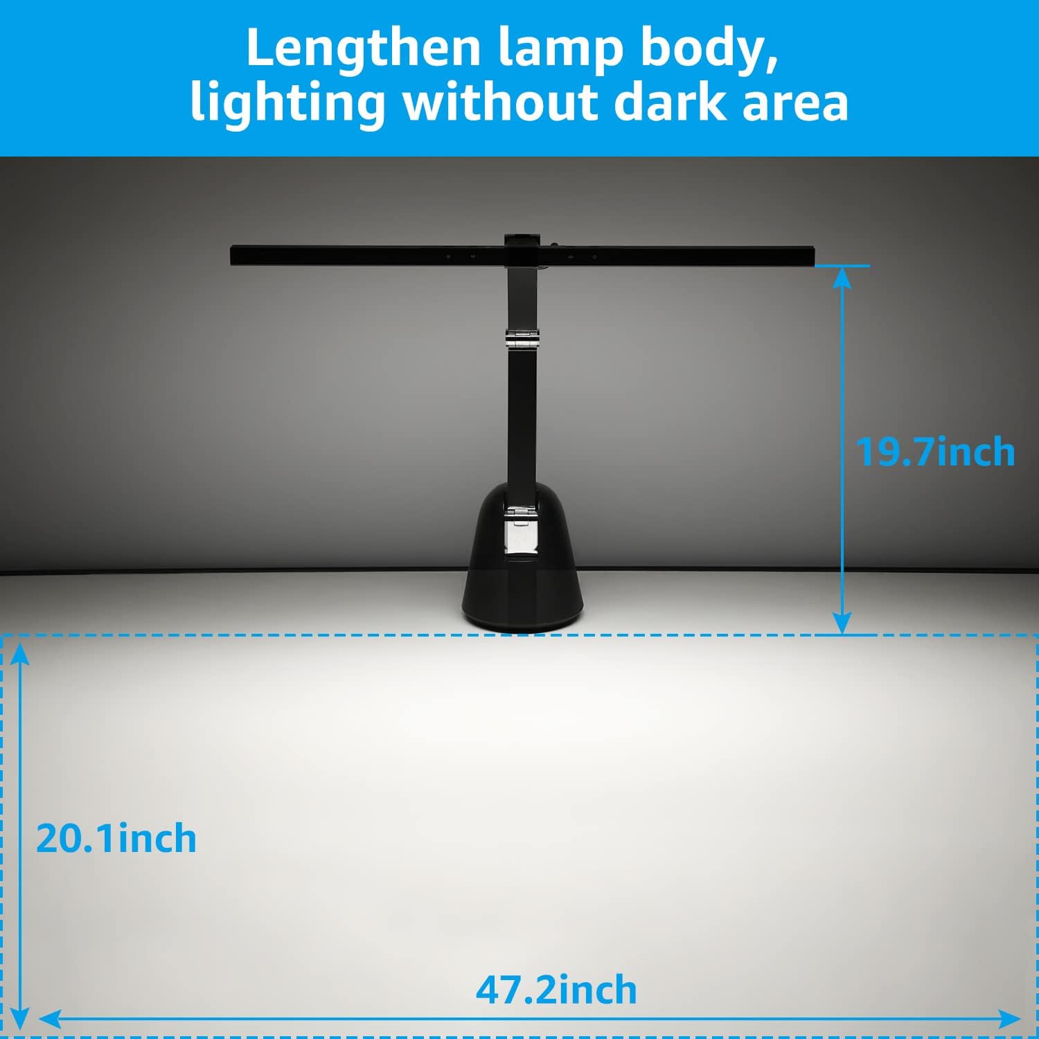 ESCENA Piano Lights for Upright Piano, 12W Professional Eye-Care Led Piano Lamps with Auto-Dimming, 3000K-6000K, 2H Timer CRI 95, Dimmable Music Stand Light, Steady Base, ETL Listed, Black