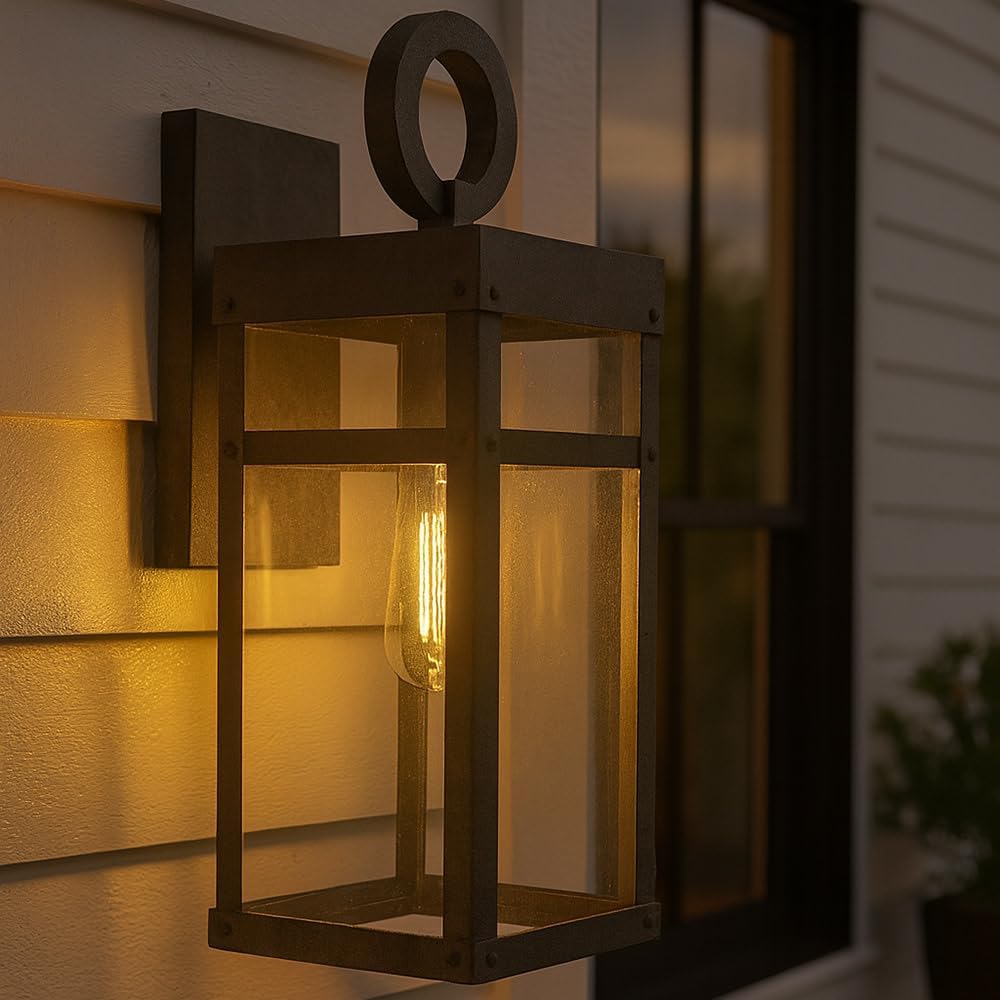 Hinkley Porter One Light 5W Med. LED Outdoor Extra Small Wall Mount Lantern, Aged Zinc