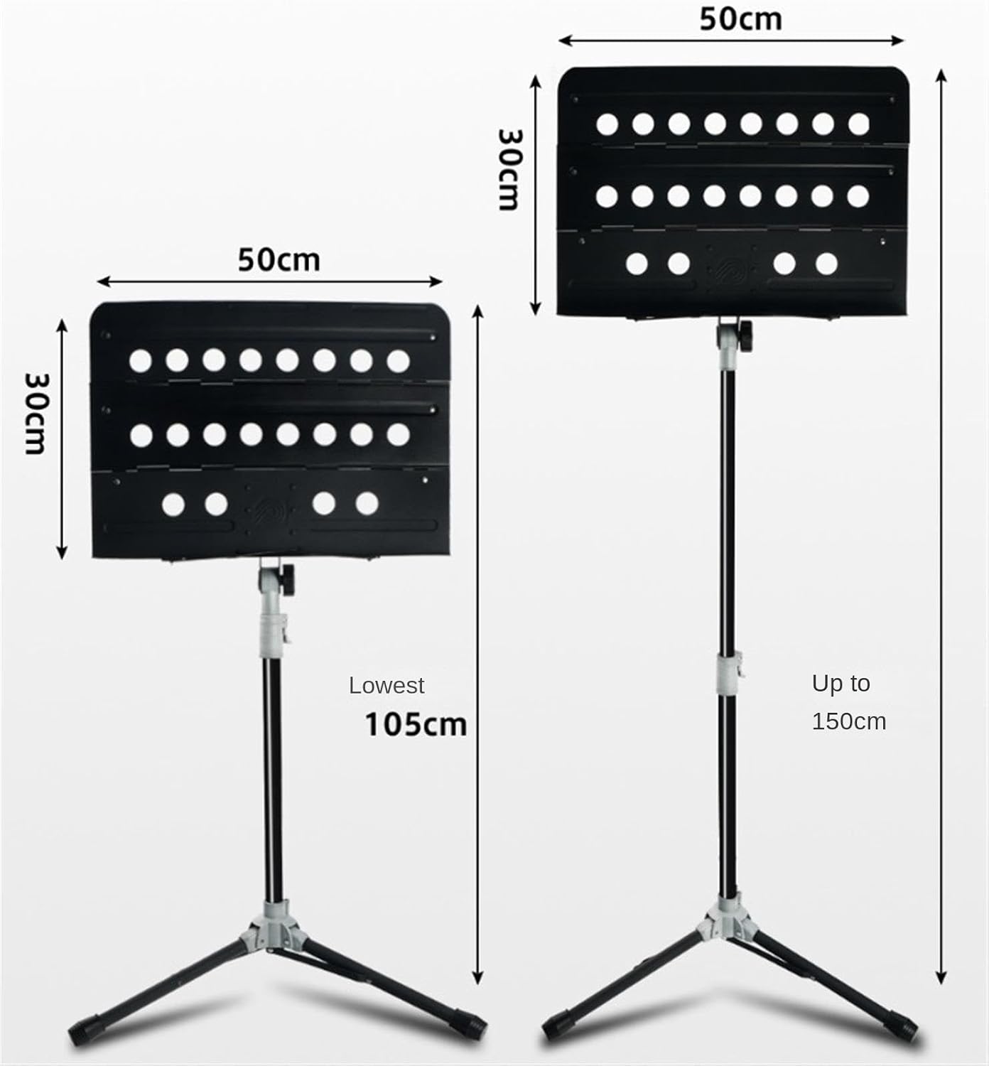 Sheet Music Stand Foldable Portable Liftable Music Stand Adjustable Height Music Stand for Violin Guitar Music Stand Holder