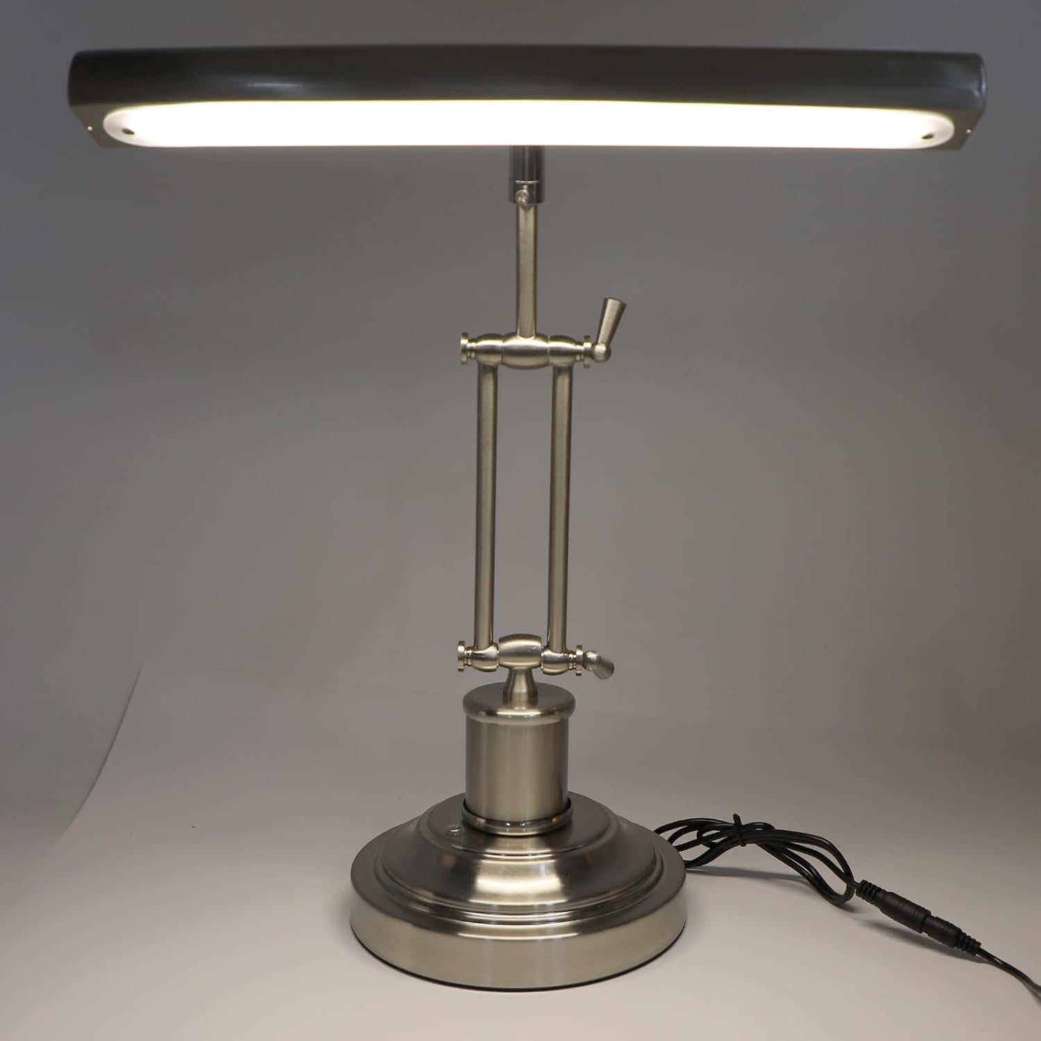 Pomya LED Piano Lamp 12W Touch Control, Music Stand Light, Eye Caring CRI85 Desk Lamp with 360 Adjustable Head, Sheet Music Light for Piano, Desk, Reading (US Plug)