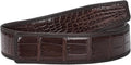 1 PCS Leather Belt Without Buckle Headless Men's Pants Belt(Brown,115cm)