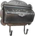 Special Lite Hummingbird Horizontal Wall Mount Mailbox - Swedish Silver Aluminum Mailbox for Wall Mount - SHB-1004-SW