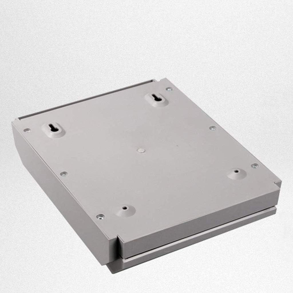 Mailbox, Wall-Mounted Mailbox, Post Box, Lockable Waterproof Mailbox, Plastic, White