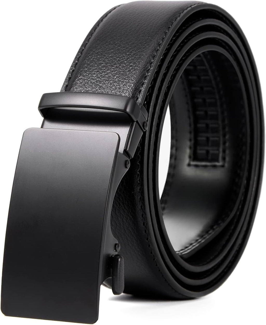 Classic Genuine Leather Men's Ratchet Belt Dress Casual Adjustable Trim-to-Fit Gift