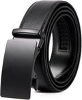 Classic Genuine Leather Men's Ratchet Belt Dress Casual Adjustable Trim-to-Fit Gift