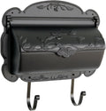 Special Lite Hummingbird Horizontal Wall Mount Mailbox - Black Aluminum Mailbox for Wall Mount - SHB-1004-BLK
