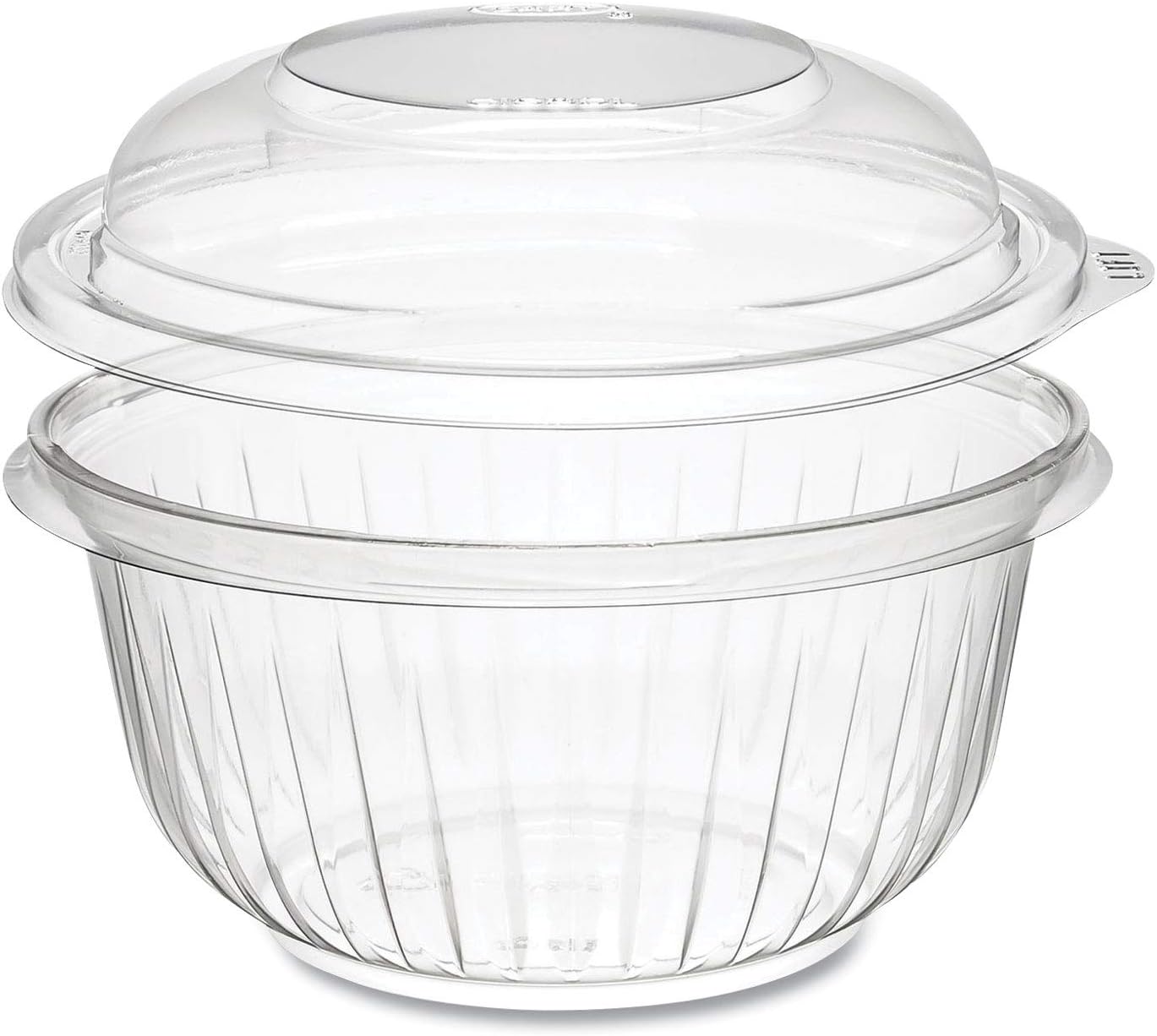 DART C16BCD Presentabowls Bowl/Lid Combo-Paks, 16oz, Clear, Dome Lid, 63/Pack, 4 Packs/Carton