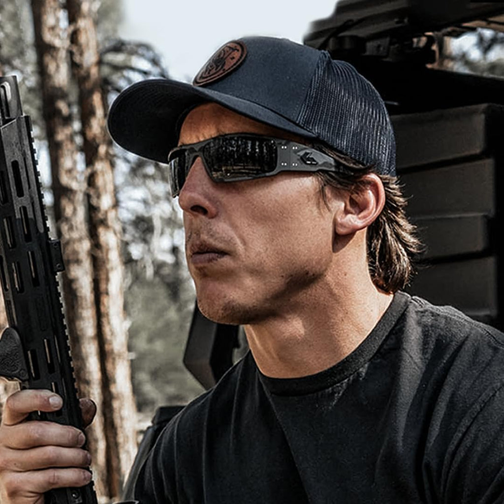Gatorz Magnum Tactical Eyewear, Aluminum Frame, Polarized/Photochromic Options, Adjustable Fit, Made in USA