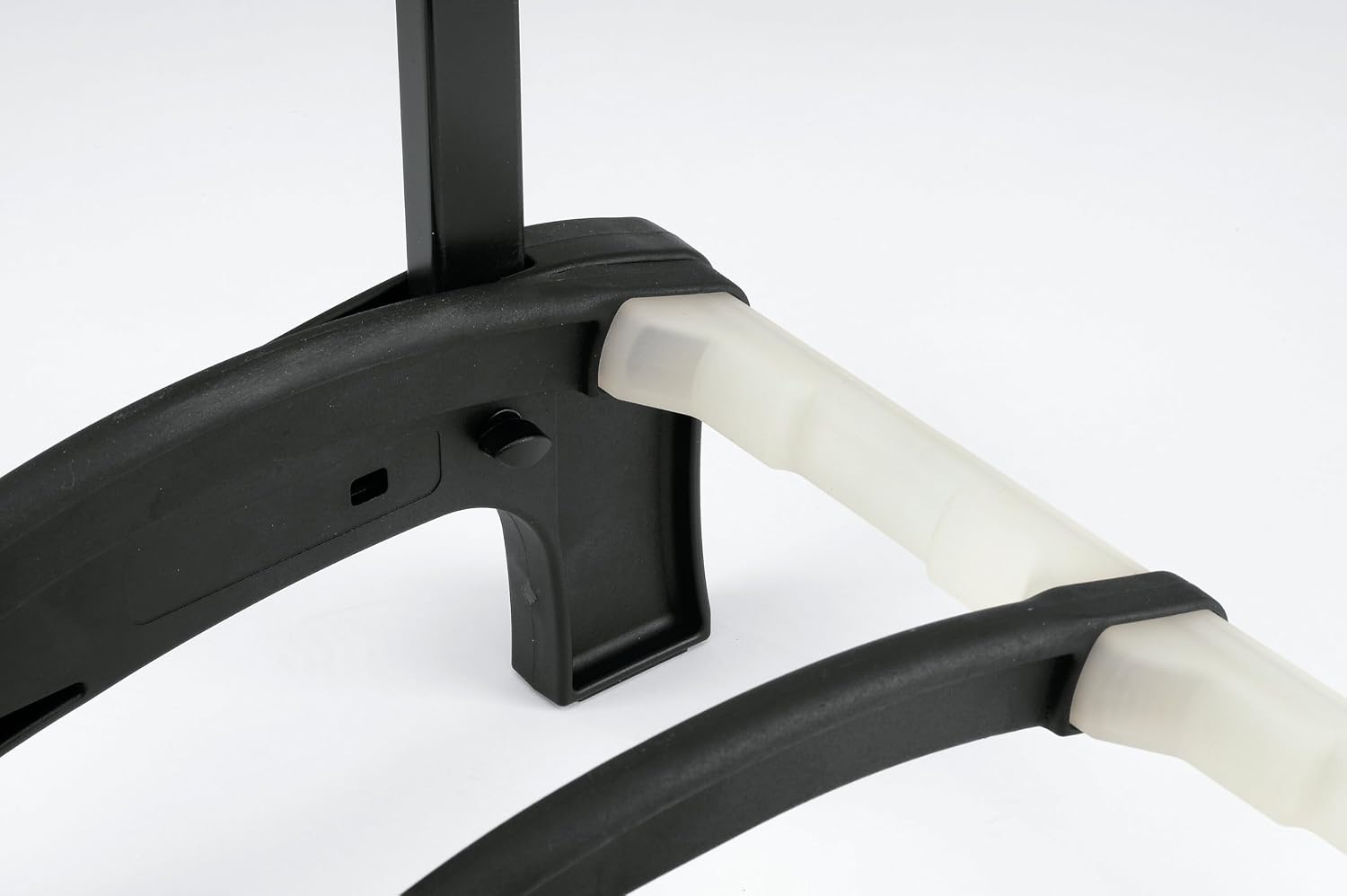 K&M Konig & Meyer 17515.016.00 Guardian 5 Guitar Stand | Holds Five Electric, Acoustic or Bass Guitars Rack-Style | Protective Supports | Space Saver - Adult/Youth Musicians | Black & Translucent