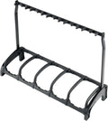 K&M Konig & Meyer 17515.016.55 Guardian 5 Guitar Stand | Holds Five Electric, Acoustic or Bass Guitars Rack-Style | Protective Supports | Space Saver | Adult/Youth Musicians | Black