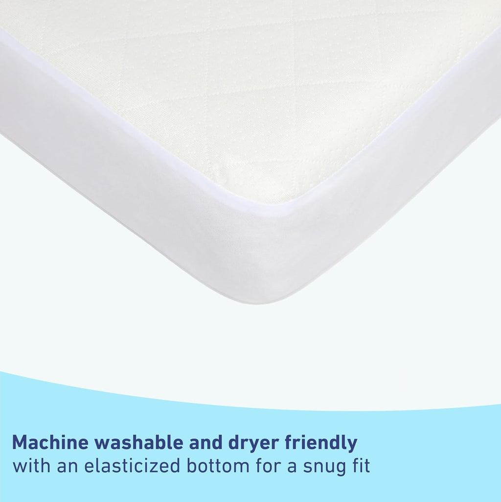 Graco Ultra Dual-Sided Crib Mattress & Protector Value Bundle (1-Pack) – Includes GREENGUARD Gold Certified Crib Mattress, GREENGUARD Gold Certified Waterproof Protector