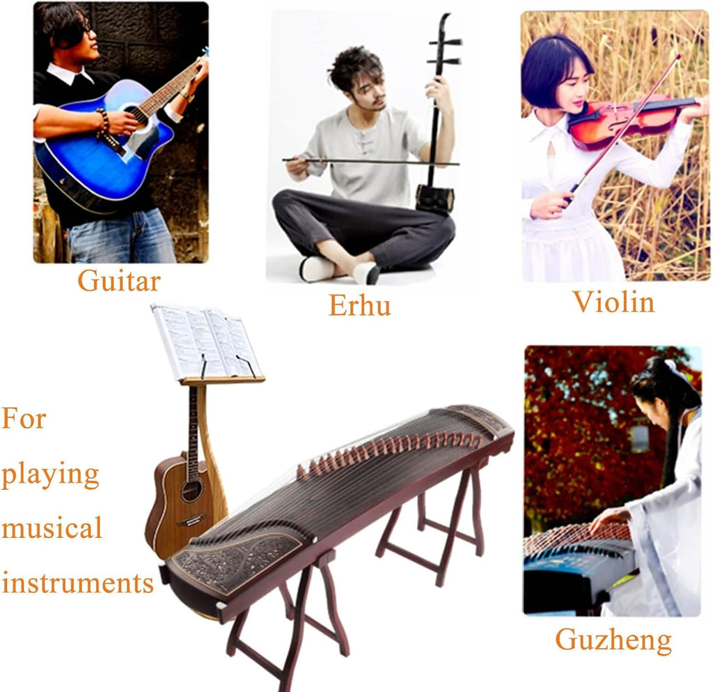 Sheet Music Stand, Professional Music Book Holder, Sturdy Guitar Violin Music Stand, Wood Station for Conductors, 340° Flip Design, for Reading & Desk & Display,