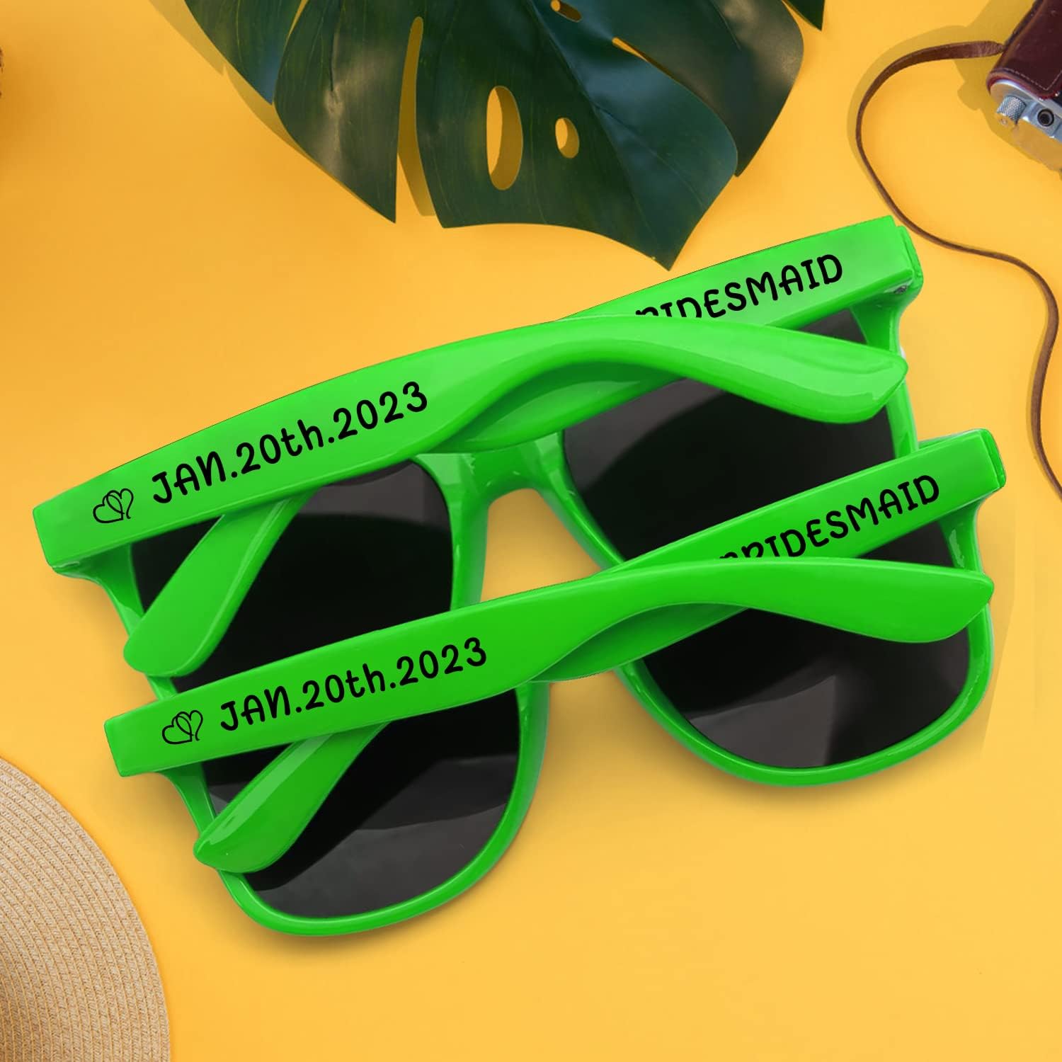 Custom Sunglasses for Wedding Party Favors, Personalized Sunglasses bulk for Men Groomsmen Adults Women