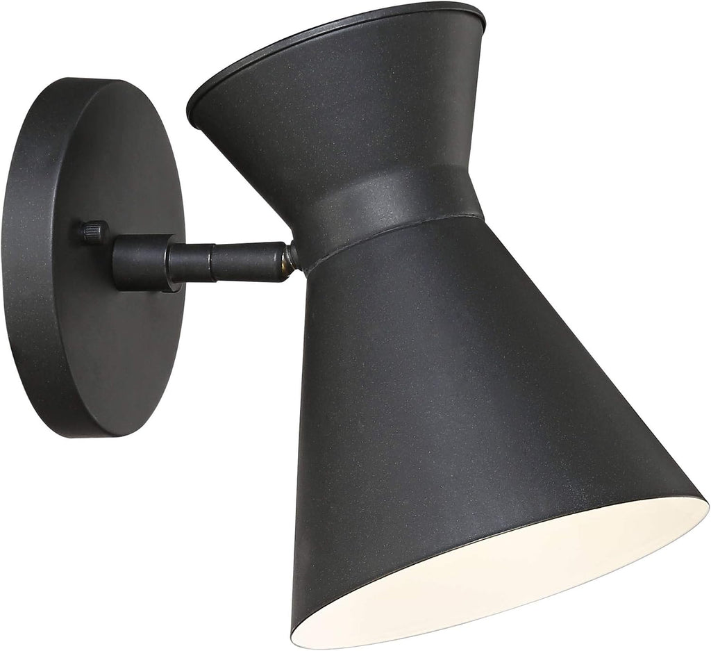 John Timberland Vance 8' High Modern Outdoor Wall Light Fixture Mount Porch House Exterior Outside LED Bulb Swivel Weatherproof Dark Sky Black Metal Front Door Patio Garage Home Deck Garden Backyard