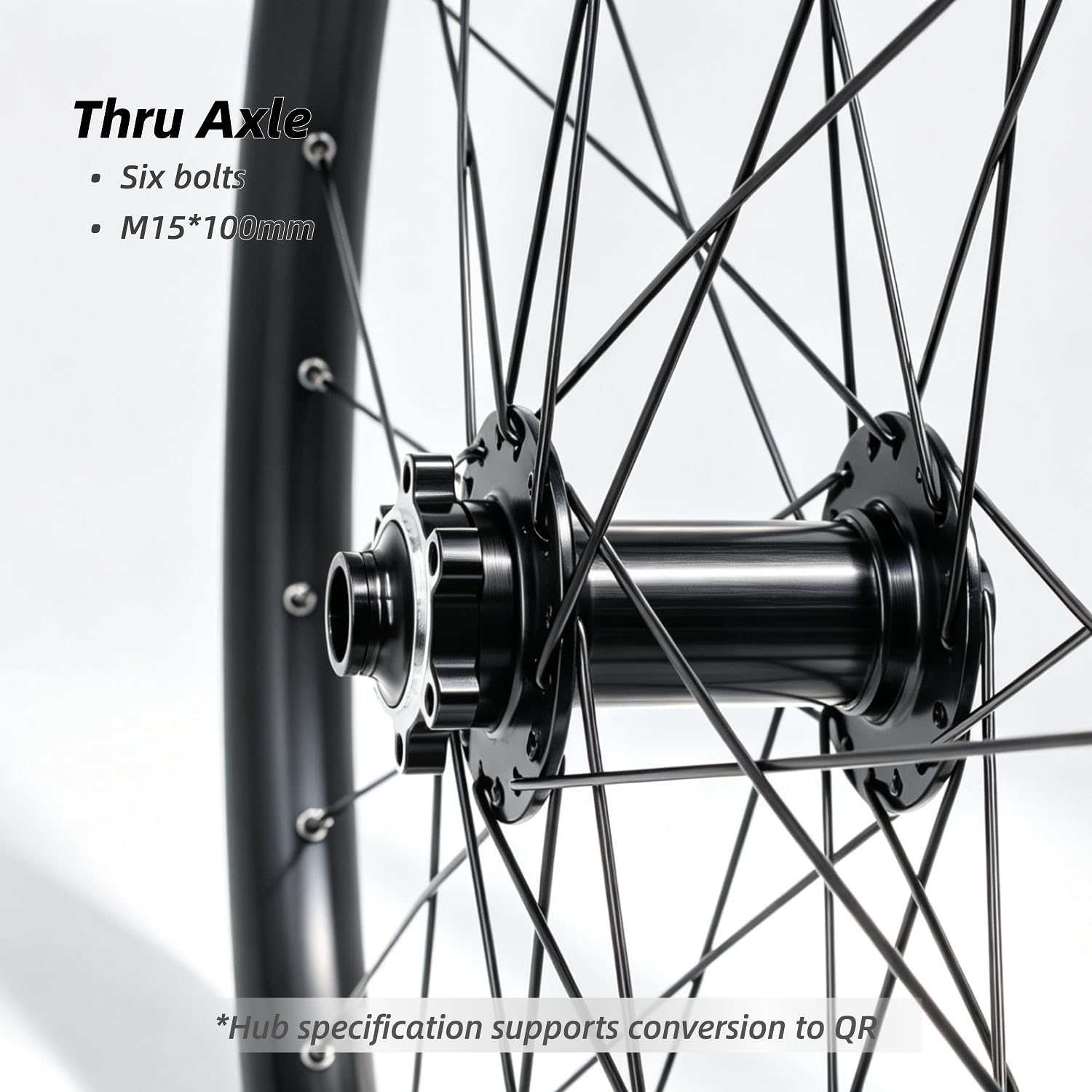 MTB Wheelset 27.5' 29' inch Boost/Thru Axle/Quick Release, Disc Brake Mountain Bike Wheels, Aluminum Alloy Rim 32 Holes for 8-11 Speed Cassette XC AM DH