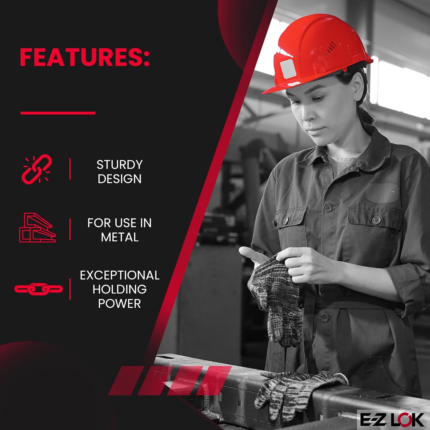 E-Z LOK EZ-310-6 Thread Repair Kit for Metal Carbon Steel Threaded Inserts 3/8-16 and Installation Tools