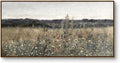 InSimSea Extra Large Framed Vintage Wall Art, Living Room Country Farmhouse Decor, Flower Meadow Landscape Paintings, Canvas Prints, Retro Scenery Long Pictures for Bedroom Above of Bed,24x48inch
