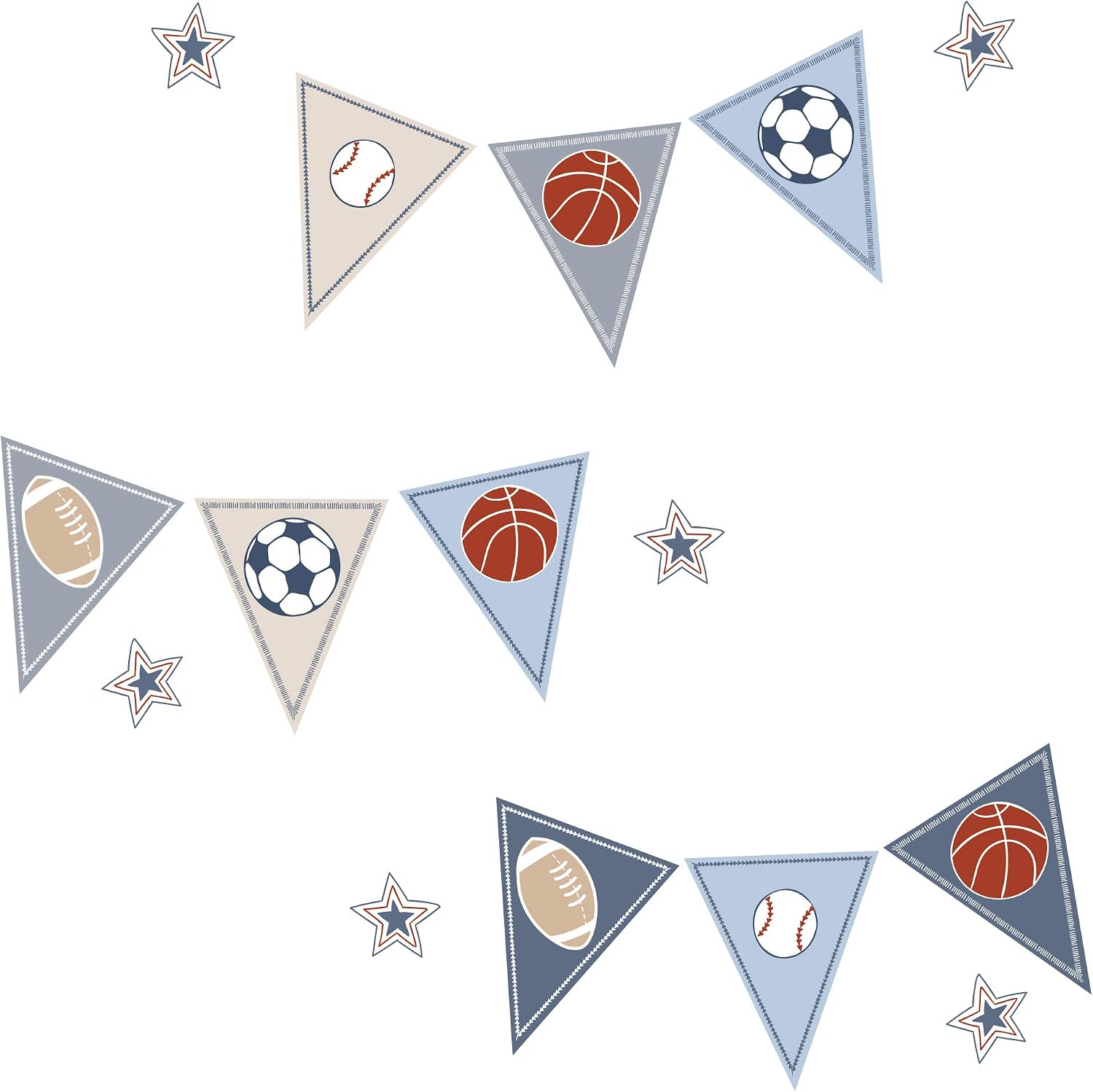Lambs & Ivy Hall of Fame Sports Animals 5-Piece Crib Bedding Set - Gray/Blue