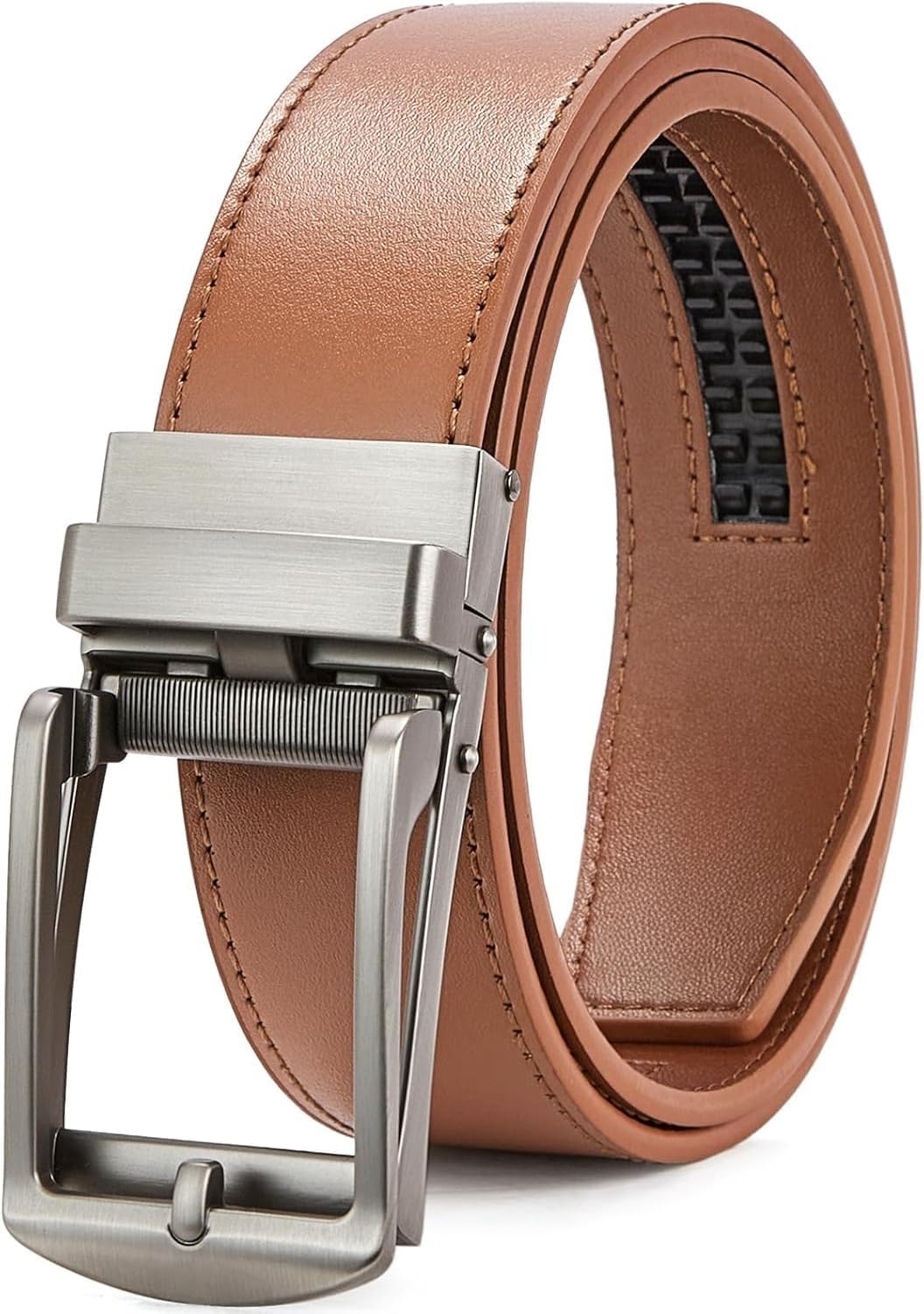Executive Reversible Genuine Leather Belt Men 1 3/8' Golf Dress Casual Two-in-One Gift Box.