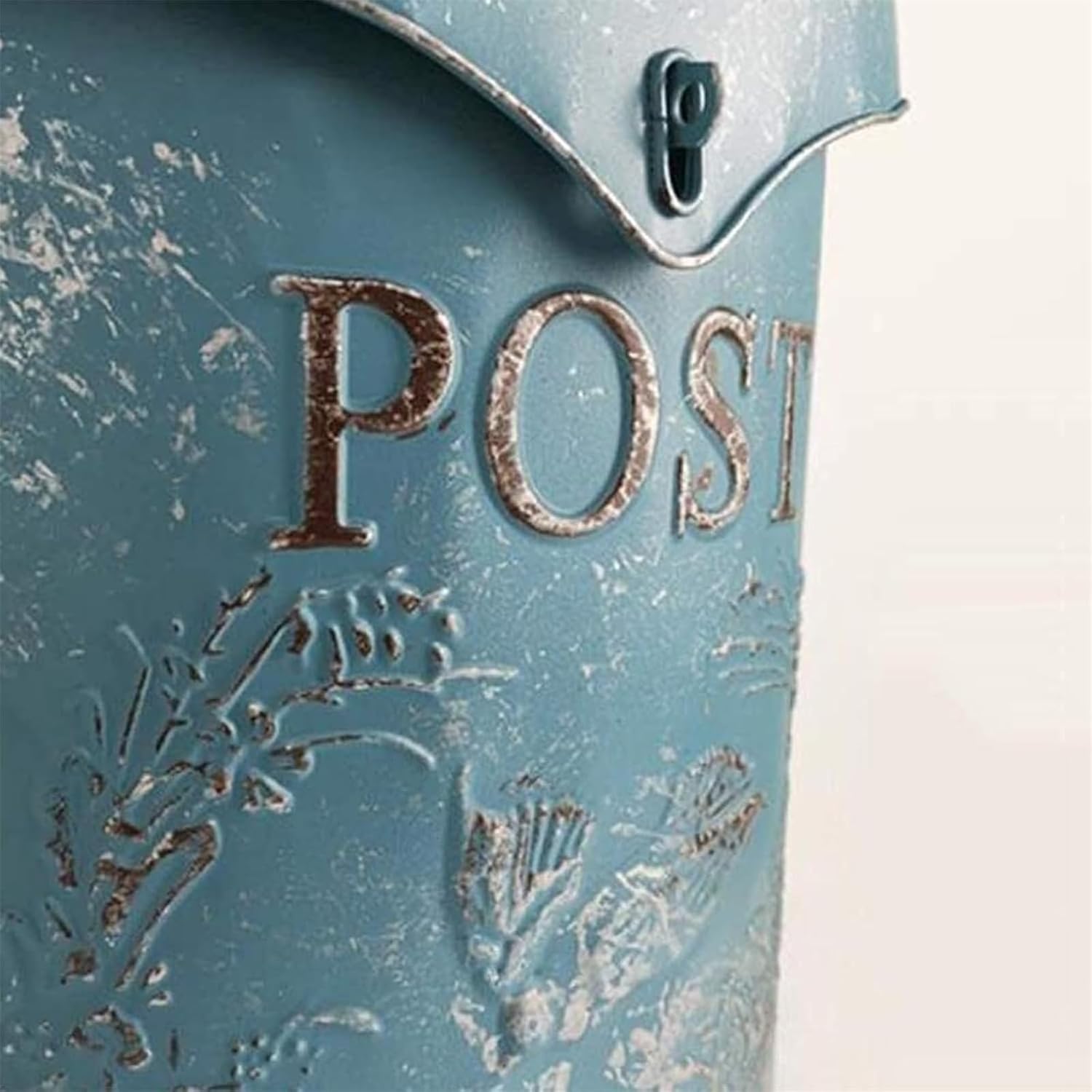 Letterbox Wall Mounted Security Metal Iron Outdoor Home Decorative Mailboxes Post Box